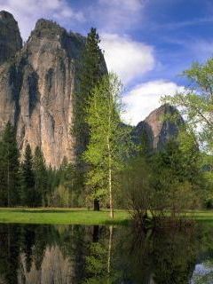 Cathedral Rocks and Spires, Yosemite National Park, California.jpg
